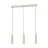 Eglo Pendant Caminia Steel Sanded 3x4.7W 3x345lm - 830 Warm White | IP20 - Incl. 3x GU10