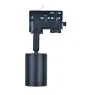 Noxion Tracklight 3-Phase Aluminium Black | Suitable for 1x GU10